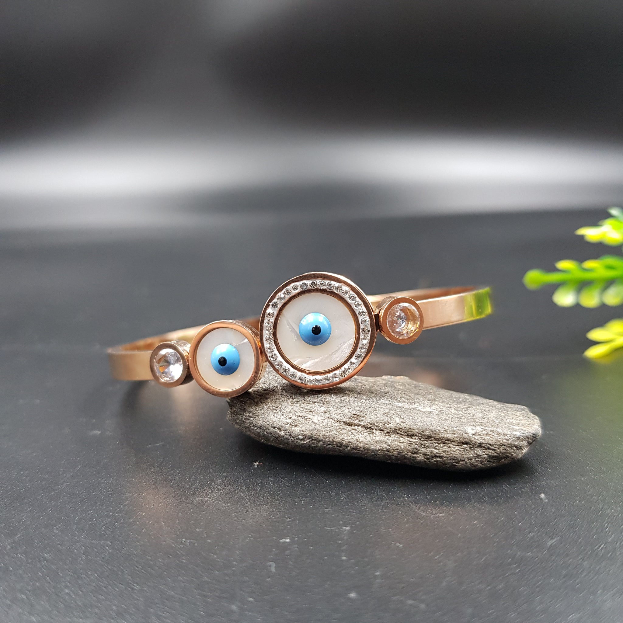 Evil Eye Zircon/AD Bracelet 11566-88