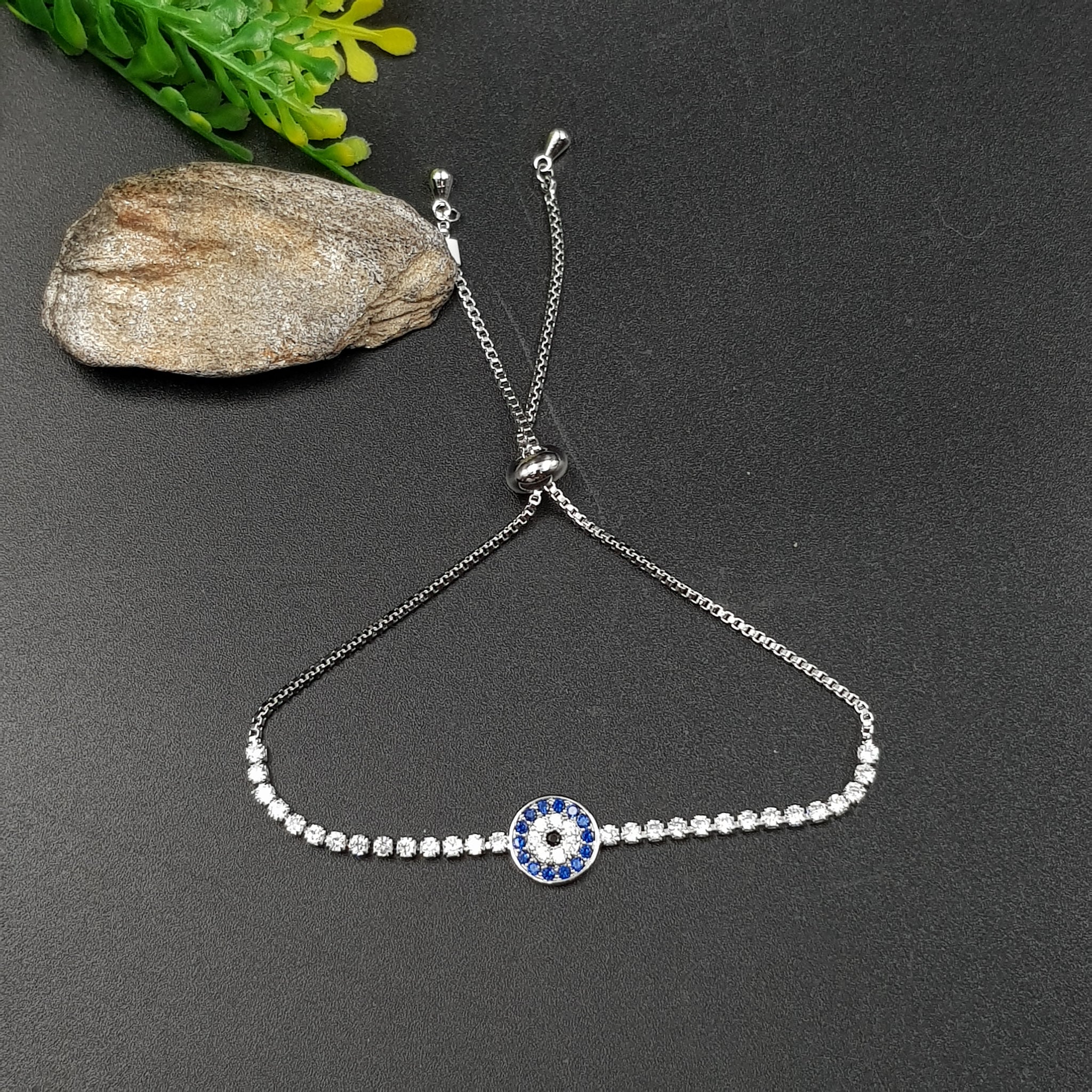 Evil Eye Zircon/AD Bracelet 11562-88