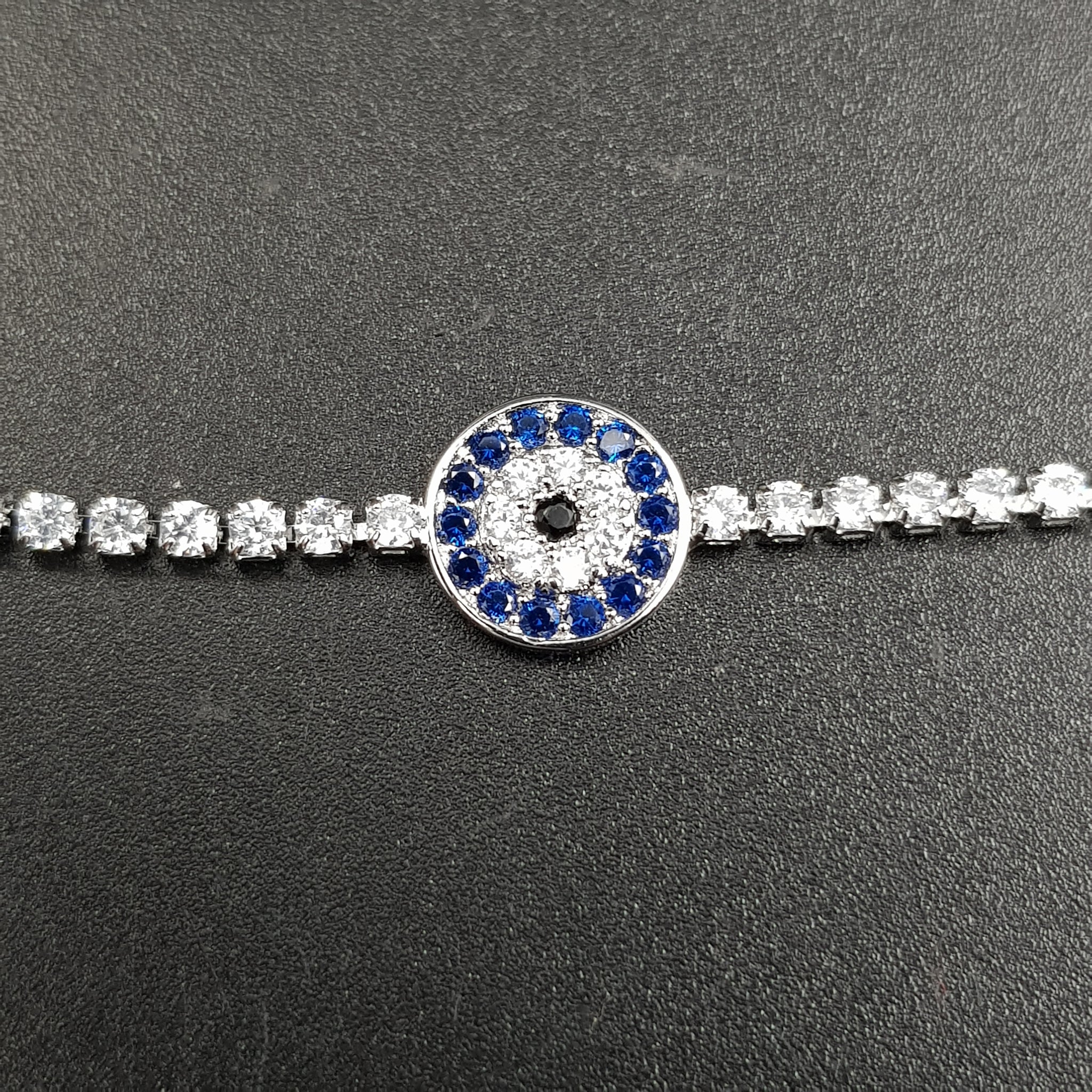 Evil Eye Zircon/AD Bracelet 11562-88