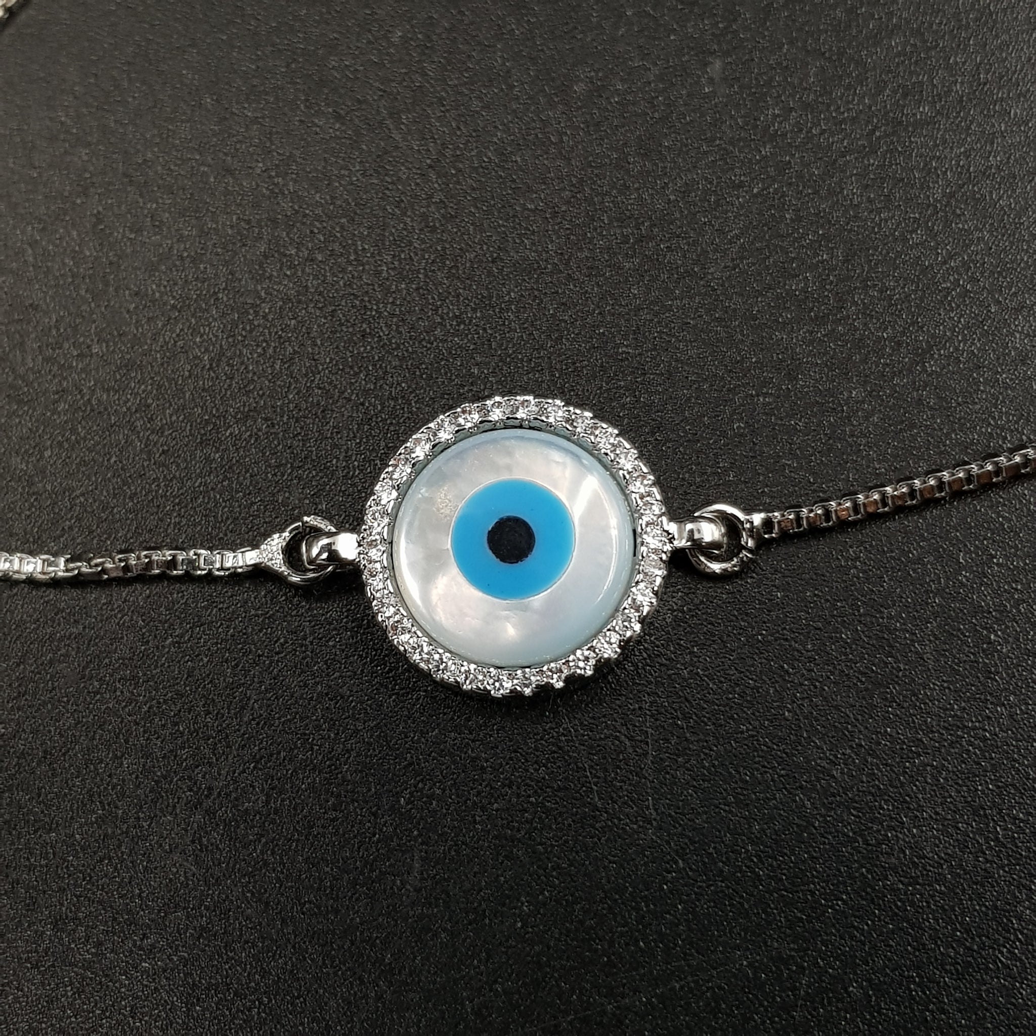 Evil Eye Zircon/AD Bracelet 11564-88