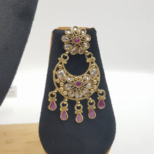 Ruby Antique Necklace Set 12688-9220