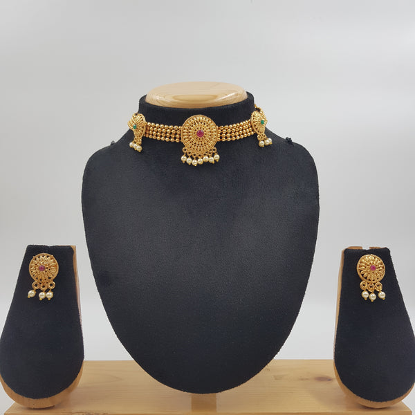 Buy Gold Gold Look Necklace Set 6290-71 Online 7127148724277 - Dazzles ...