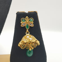 Green Gold Look Necklace Set