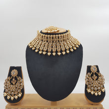 Choker Gold Look Necklace Set 4638-33