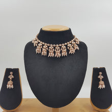 Rose Gold Gold Look Necklace Set 11460-7513