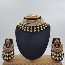 Choker Gold Look Necklace Set 4640-33