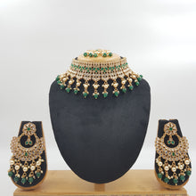 Choker Gold Look Necklace Set 4640-33