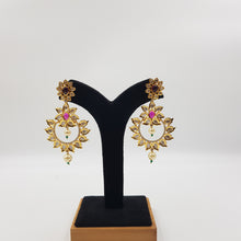 Kundan Ruby Earring
