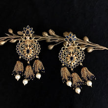 Blue Color Polki Earring 2774-6839