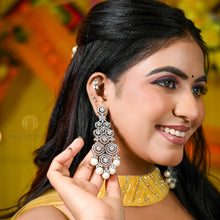 Danglers Zircon/AD Earring 3370-08