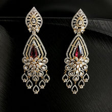 Stylish Zircon/AD Earrings 6550-1225 - Dazzles Jewellery