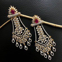 Stylish Zircon/AD Danglers 6558-1225 - Dazzles Jewellery