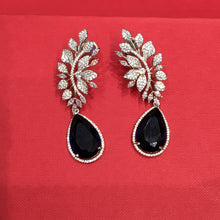 Silver Polish Zircon/AD Earring 6689-69