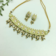 Mint Green Kundan Choker Set 8884-2964