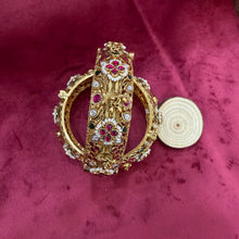 Antique Gold Finish Pachheli Bangles/Kada 21451-94