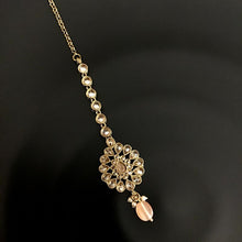Traditional Antique Maang Tikka With Pearl Latkan 9668-4679