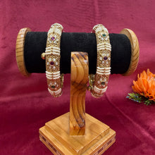 Antique Gold Finish Kada Bangles/Kada 21180-28