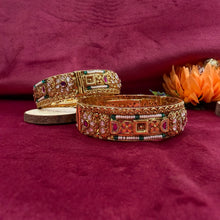 Antique Gold Finish Kada Bangles/Kada 21179-28