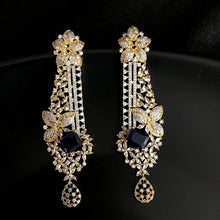 Danglers Zircon/AD Earring 8855-100 - Dazzles Jewellery
