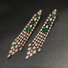 Danglers Zircon/AD Earring 6685-28