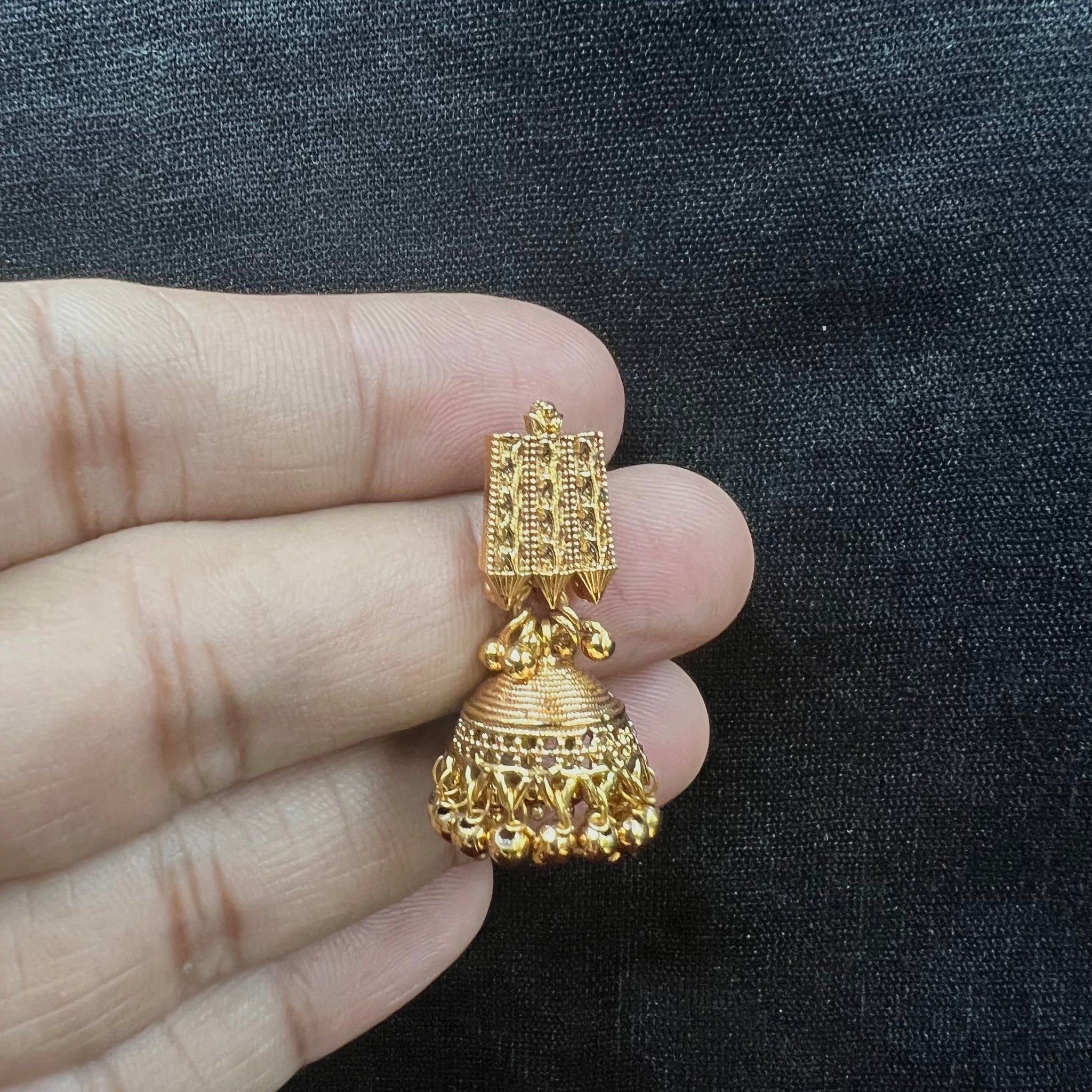 Antique Gold Plated 24 Inch Beads Mala Set 10039-28