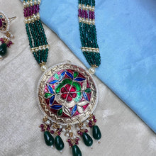 Medium Kundan Pendant Set 10910-42