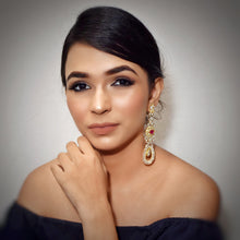 Danglers Zircon/AD Earring 8826-100 - Dazzles Jewellery