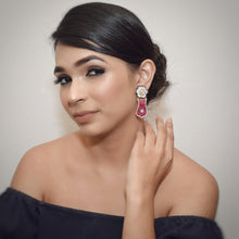 Danglers Zircon/AD Earring 8821-100 - Dazzles Jewellery