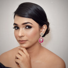 Danglers Zircon/AD Earring 8871-100 - Dazzles Jewellery