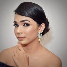 Light Earring Zircon/AD Earring 8988-100 - Dazzles Jewellery