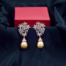 Light Zircon/AD Earring 4180-69 - Dazzles Jewellery