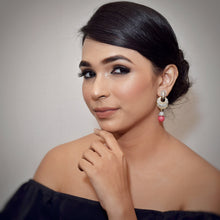 Chandbali Zircon/AD Earring 8917-100 - Dazzles Jewellery