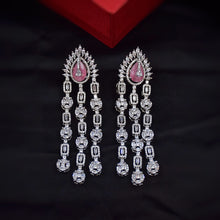 Danglers Zircon/AD Earring 6683-28 - Dazzles Jewellery