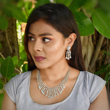 Round Neck Zircon/AD Necklace Set 6016-68 - Dazzles Jewellery