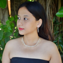 Round Neck Zircon/AD Necklace Set 7327-68 - Dazzles Jewellery