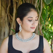 Victorian Zircon/AD Necklace Set  12280-8670 - Dazzles Jewellery