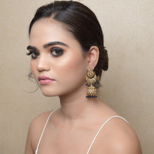 Jhumki Antique Earring 9256-100 - Dazzles Jewellery