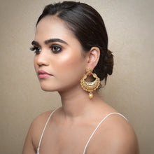 Chandbali Antique Earring 9210-100 - Dazzles Jewellery