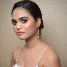 Gold Look Earring Light Earring 9214-100 - Dazzles Jewellery