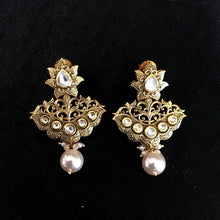 Danglers Kundan Earring 8737-100 - Dazzles Jewellery