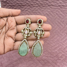 Sabya Inspired Danglers Kundan Earring 21606-79