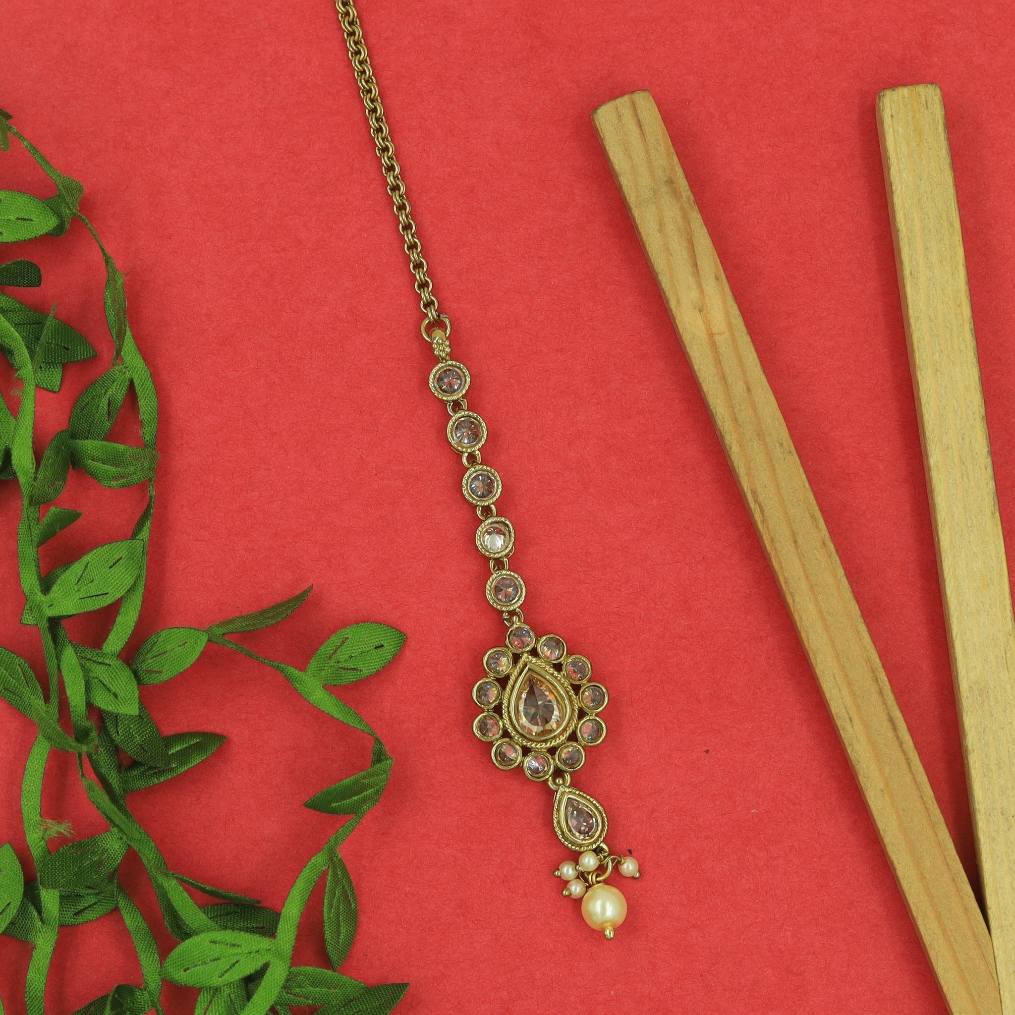 Antique Maang Tikka 3079-7144