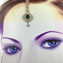 Zircon/AD Green Maang Tikka 16970-4118
