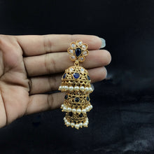 Blue Gold Look Earring 9759-4842