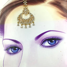 Zircon/AD Gold Maang Tikka 13975-1066