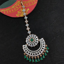 Green Maang Tikka 12404-8832