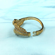 Matte Finish Antique Gold Zircon/AD Bracelet 19604-6787