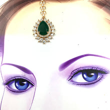 Green Maang Tikka 12406-8836