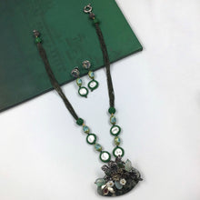 Green Designer Pendant Set
