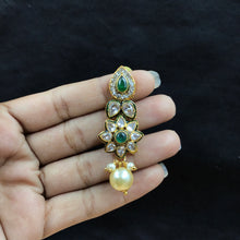 Medium Size Polki Pendant Set 10977-21